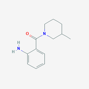 molecular formula C13H18N2O B4773736 2-[(3-methyl-1-piperidinyl)carbonyl]aniline CAS No. 923163-47-7