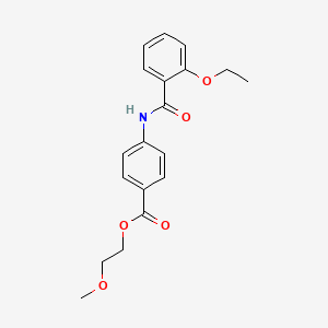 2-methoxyethyl 4-[(2-ethoxybenzoyl)amino]benzoate