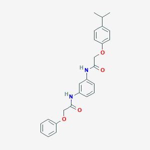 2-(4-isopropylphenoxy)-N-{3-[(phenoxyacetyl)amino]phenyl}acetamide