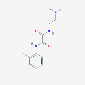 molecular formula C14H21N3O2 B4774140 N-[2-(dimethylamino)ethyl]-N'-(2,4-dimethylphenyl)ethanediamide 