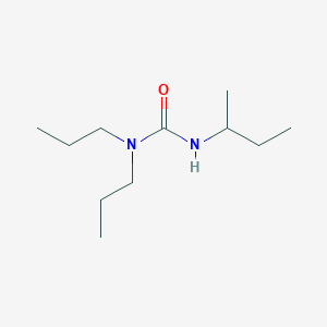 molecular formula C11H24N2O B4774385 N'-(sec-butyl)-N,N-dipropylurea 