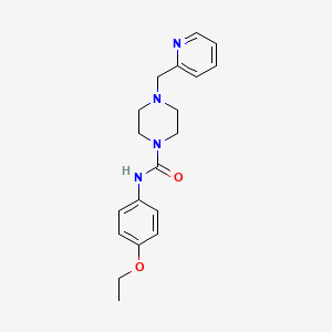 N-(4-ethoxyphenyl)-4-(2-pyridinylmethyl)-1-piperazinecarboxamide