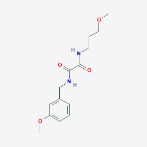 molecular formula C14H20N2O4 B4774521 N-(3-methoxybenzyl)-N'-(3-methoxypropyl)ethanediamide 