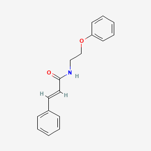 molecular formula C17H17NO2 B4774716 N-(2-phenoxyethyl)-3-phenylacrylamide 