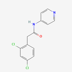 molecular formula C13H10Cl2N2O B4774987 2-(2,4-dichlorophenyl)-N-4-pyridinylacetamide 