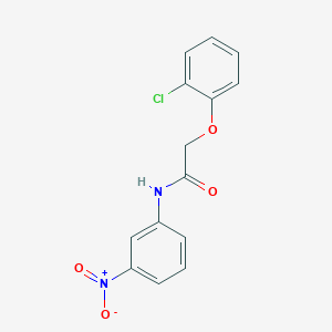 molecular formula C14H11ClN2O4 B4775120 2-(2-chlorophenoxy)-N-(3-nitrophenyl)acetamide 