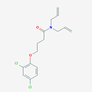 molecular formula C16H19Cl2NO2 B4775229 N,N-diallyl-4-(2,4-dichlorophenoxy)butanamide 