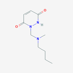 molecular formula C10H17N3O2 B4775279 2-{[butyl(methyl)amino]methyl}-6-hydroxy-3(2H)-pyridazinone CAS No. 5404-08-0
