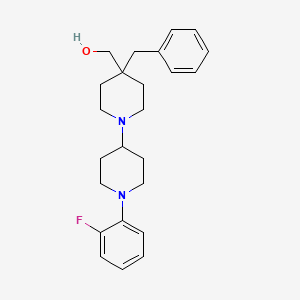 molecular formula C24H31FN2O B4776431 [4-benzyl-1'-(2-fluorophenyl)-1,4'-bipiperidin-4-yl]methanol 
