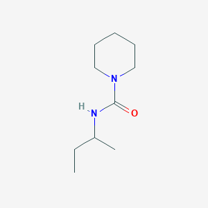 molecular formula C10H20N2O B4776565 N-(sec-butyl)-1-piperidinecarboxamide 