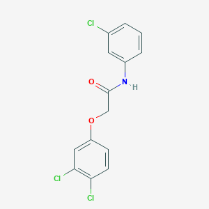 molecular formula C14H10Cl3NO2 B4776685 N-(3-chlorophenyl)-2-(3,4-dichlorophenoxy)acetamide 