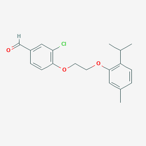 3-chloro-4-[2-(2-isopropyl-5-methylphenoxy)ethoxy]benzaldehyde