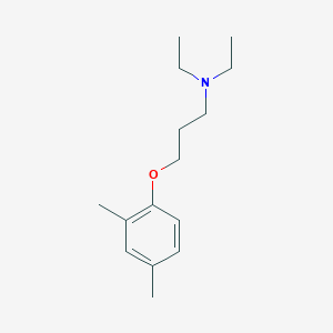 molecular formula C15H25NO B4776768 3-(2,4-dimethylphenoxy)-N,N-diethyl-1-propanamine 