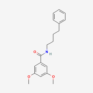 molecular formula C19H23NO3 B4776871 3,5-dimethoxy-N-(4-phenylbutyl)benzamide 
