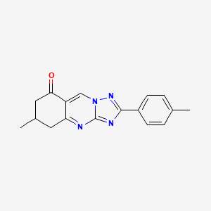 6-methyl-2-(4-methylphenyl)-6,7-dihydro[1,2,4]triazolo[5,1-b]quinazolin-8(5H)-one