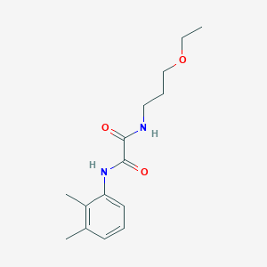 molecular formula C15H22N2O3 B4777033 N-(2,3-dimethylphenyl)-N'-(3-ethoxypropyl)ethanediamide 
