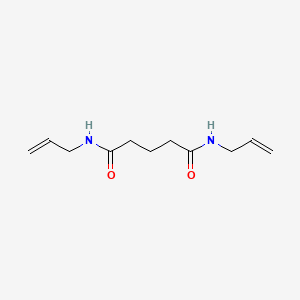 molecular formula C11H18N2O2 B4777098 N,N'-diallylpentanediamide 