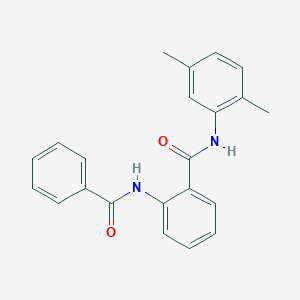 molecular formula C22H20N2O2 B4777108 2-(benzoylamino)-N-(2,5-dimethylphenyl)benzamide 