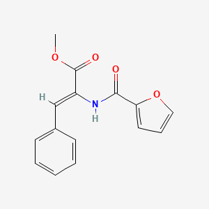 molecular formula C15H13NO4 B4777344 methyl 2-(2-furoylamino)-3-phenylacrylate 