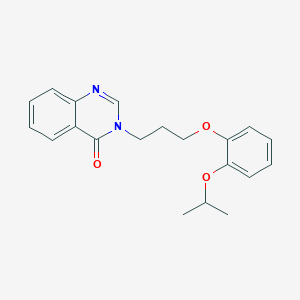 molecular formula C20H22N2O3 B4777388 3-[3-(2-isopropoxyphenoxy)propyl]-4(3H)-quinazolinone 