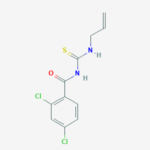 molecular formula C11H10Cl2N2OS B4777638 N-[(allylamino)carbonothioyl]-2,4-dichlorobenzamide 
