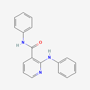 molecular formula C18H15N3O B4778020 2-anilino-N-phenylnicotinamide CAS No. 52099-85-1