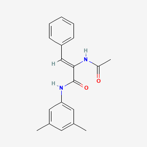 molecular formula C19H20N2O2 B4778077 2-(acetylamino)-N-(3,5-dimethylphenyl)-3-phenylacrylamide 