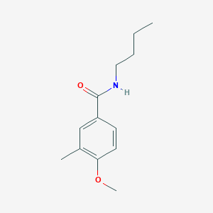 molecular formula C13H19NO2 B4778146 N-butyl-4-methoxy-3-methylbenzamide 