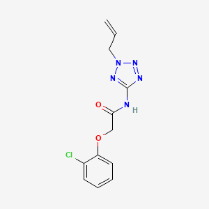 molecular formula C12H12ClN5O2 B4778278 N-(2-allyl-2H-tetrazol-5-yl)-2-(2-chlorophenoxy)acetamide 