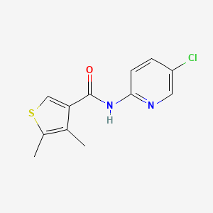 N-(5-chloro-2-pyridinyl)-4,5-dimethyl-3-thiophenecarboxamide