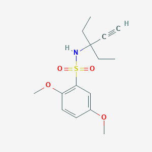 N-(1,1-diethyl-2-propyn-1-yl)-2,5-dimethoxybenzenesulfonamide