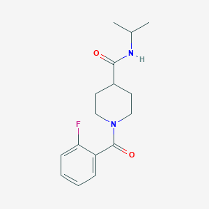 1-(2-fluorobenzoyl)-N-isopropyl-4-piperidinecarboxamide