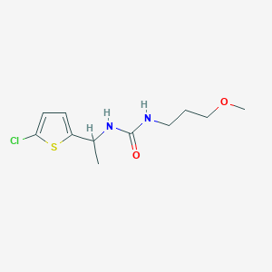 N-[1-(5-chloro-2-thienyl)ethyl]-N'-(3-methoxypropyl)urea