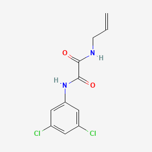 molecular formula C11H10Cl2N2O2 B4778769 N-allyl-N'-(3,5-dichlorophenyl)ethanediamide 