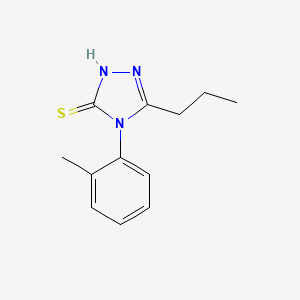 molecular formula C12H15N3S B4778781 4-(2-methylphenyl)-5-propyl-4H-1,2,4-triazole-3-thiol 