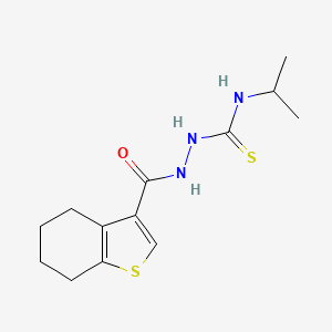 N-isopropyl-2-(4,5,6,7-tetrahydro-1-benzothien-3-ylcarbonyl)hydrazinecarbothioamide