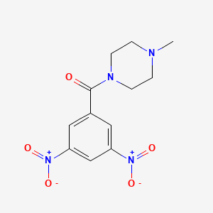 molecular formula C12H14N4O5 B4779198 1-(3,5-dinitrobenzoyl)-4-methylpiperazine 