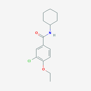 molecular formula C15H20ClNO2 B4779408 3-chloro-N-cyclohexyl-4-ethoxybenzamide 