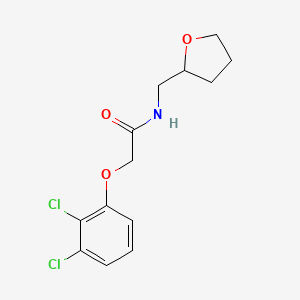 molecular formula C13H15Cl2NO3 B4779558 2-(2,3-dichlorophenoxy)-N-(tetrahydro-2-furanylmethyl)acetamide 