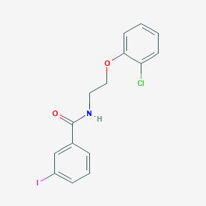 N-[2-(2-chlorophenoxy)ethyl]-3-iodobenzamide