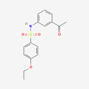 N-(3-acetylphenyl)-4-ethoxybenzenesulfonamide