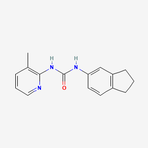 N-(2,3-dihydro-1H-inden-5-yl)-N'-(3-methyl-2-pyridinyl)urea