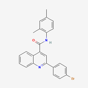molecular formula C24H19BrN2O B4780133 2-(4-bromophenyl)-N-(2,4-dimethylphenyl)-4-quinolinecarboxamide 