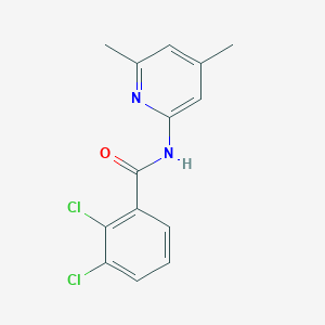 molecular formula C14H12Cl2N2O B4780147 2,3-dichloro-N-(4,6-dimethyl-2-pyridinyl)benzamide 