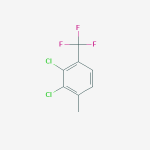 molecular formula C8H5Cl2F3 B047803 2,3-二氯-1-甲基-4-(三氟甲基)苯 CAS No. 115571-58-9