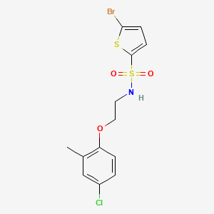 5-bromo-N-[2-(4-chloro-2-methylphenoxy)ethyl]-2-thiophenesulfonamide
