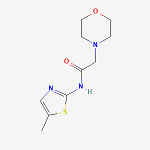 N-(5-methyl-1,3-thiazol-2-yl)-2-(4-morpholinyl)acetamide