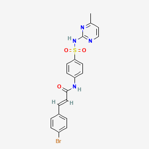 3-(4-bromophenyl)-N-(4-{[(4-methyl-2-pyrimidinyl)amino]sulfonyl}phenyl)acrylamide