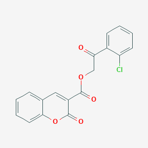 2-(2-chlorophenyl)-2-oxoethyl 2-oxo-2H-chromene-3-carboxylate