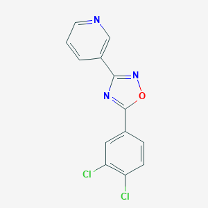 molecular formula C13H7Cl2N3O B478116 3-[5-(3,4-Dichlorophenyl)-1,2,4-oxadiazol-3-yl]pyridine CAS No. 432017-60-2